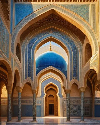 persian architecture,iranian architecture,kashan,samarqand,isfahan,esfahan,yazd,mihrab,amirkabir,king abdullah i mosque,ibn tulun,islamic architectural,quasr al-kharana,shahi mosque,al nahyan grand mosque,samarkand,hrab,khorramshahi,bukhara,deruta,Art,Classical Oil Painting,Classical Oil Painting 43