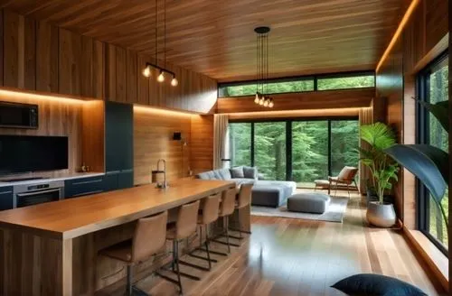 Sliding glass doors,modern kitchen interior,wood casework,modern kitchen,kitchen design,interior modern design,bohlin,kitchen interior,mid century house,cabinetry,contemporary decor,paneling,big kitch