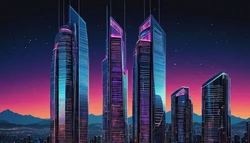 skyscrapers,cybercity,futuristic landscape,ctbuh,urban towers,international towers,futuristic architecture,capcities,skyscraper,coruscating,supertall,monoliths,cybertown,skyline,dubai,klcc,cityscape,guangzhou,coruscant,futuristic,Illustration,Paper based,Paper Based 10