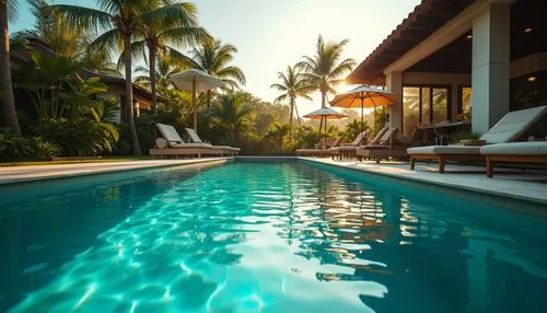 swimming pool,outdoor pool,pool house,infinity swimming pool,poolside,near the swimming pool,tropical house,palmilla,paradisiacal,seminyak,fiji,paradisus,pool water,paraiso,beachhouse,paradise,pool water surface,mayakoba,piscine,paradis,Photography,General,Realistic