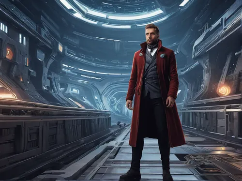 overcoat,imperial coat,sci fiction illustration,theoretician physician,long coat,the doctor,star-lord peter jason quill,cg artwork,red coat,frock coat,doctor who,dr who,magneto-optical disk,science fiction,conductor,coat,ship doctor,doctor,science-fiction,trench coat,Photography,Documentary Photography,Documentary Photography 14