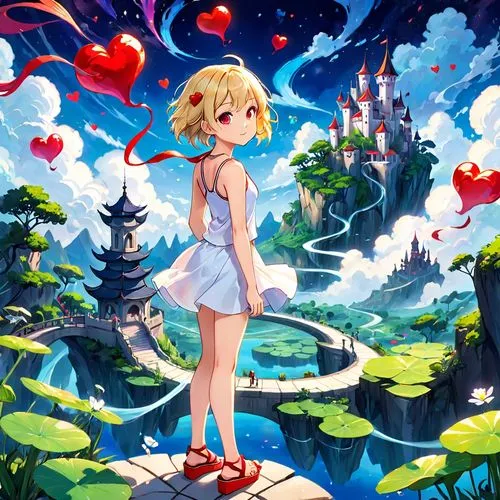 darjeeling,meteora,fionna,fairy world,yazaki,ghibli,Anime,Anime,Traditional