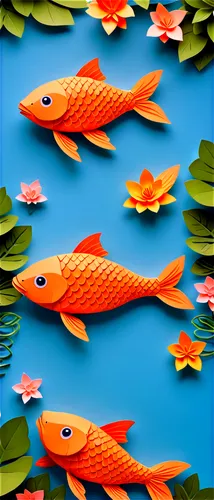 koi fish,fish collage,poissons,koi carps,fish in water,fishes,koi pond,school of fish,ornamental fish,red fish,tropical fish,koi,forest fish,goldfish,poisson,snapfish,brocade carp,coral fish,two fish,wallfisch,Unique,Paper Cuts,Paper Cuts 03