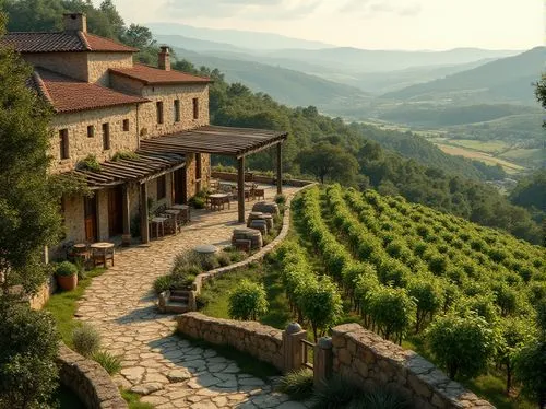 tuscany,tuscan,vineyards,wine region,umbrian,house in mountains,house in the mountains,antinori,toscane,tuscans,douro valley,barolo,frescobaldi,agritubel,valpolicella,langhe,piedmont,vietti,vineyard,barbaresco,Photography,General,Realistic