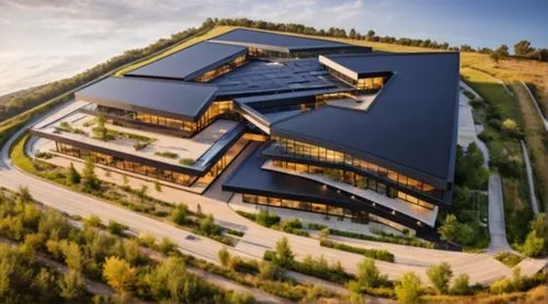 eco hotel,solar cell base,olympia ski stadium,ski facility,eco-construction,autostadt wolfsburg,hahnenfu greenhouse,building valley,ski resort,kettunen center,garmisch partenkirchen ski stadium,golf hotel,wine growing,rwanda,mclaren automotive,modern architecture,home of apple,archidaily,yukon territory,nordic combined,Photography,General,Realistic