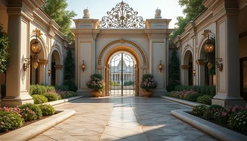 archways,entryway,garden door,entranceways,doorways,rosecliff,entryways,entranceway,theed,entrances,sursock,cochere,house entrance,palladianism,pergola,neoclassical,courtyard,gated,breezeway,marble palace,Photography,General,Realistic