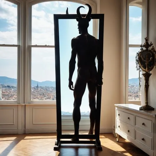 vitruvian man,silhouette of man,the vitruvian man,holding a frame,a wax dummy,vitruvian,Photography,General,Realistic