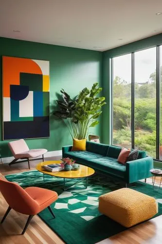 mid century modern,mid century house,modern decor,seidler,contemporary decor,interior modern design,mid century,minotti,modern living room,teal and orange,neutra,midcentury,mahdavi,interior design,sitting room,geometric style,color combinations,vitra,mayakoba,modern room,Illustration,American Style,American Style 03