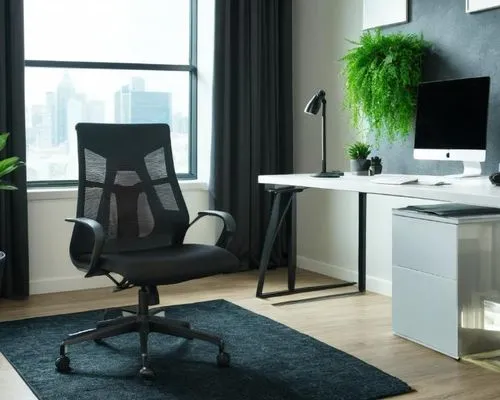 office chair,blur office background,ekornes,furnished office,modern office,steelcase