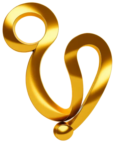 Large question mark, gold metallic material, reflective surface, ornate design, curly shape, 3D appearance, bold font, bright lighting, high contrast, centered composition, shallow depth of field, iso