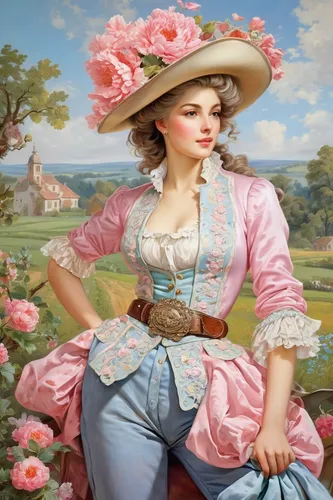 countrygirl,woman with ice-cream,southern belle,old country roses,cowgirl,cowgirls,retro women,country dress,woman holding pie,girl with gun,woman holding gun,the hat-female,vintage woman,retro woman,connie stevens - female,vintage women,girl picking flowers,femininity,girl in flowers,women clothes,Conceptual Art,Fantasy,Fantasy 24