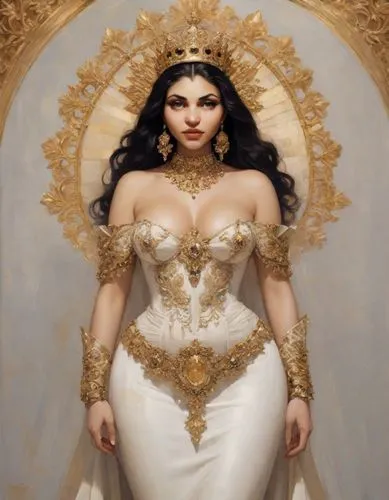 emperatriz,gothel,fantasy woman,eldena,goddess of justice,mastani,Digital Art,Impressionism