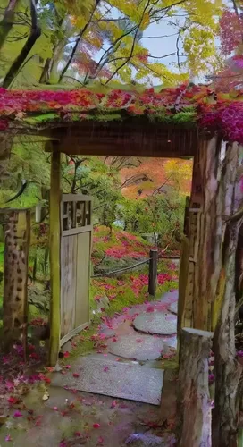 garden door,japan garden,autumn in japan,japanese shrine,wood gate,japanese-style room,japanese sakura background,farm gate,japan landscape,japanese garden,tori gate,wooden door,doorway,torii tunnel,sakura trees,pergola,beautiful japan,korean folk village,stone gate,japanese garden ornament