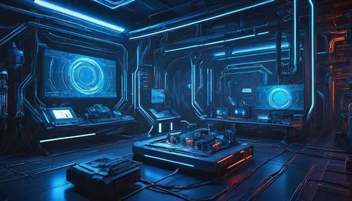 spaceship interior,ufo interior,arktika,computer room,sulaco,cyberia,polybius,research station,tron,silico,cybersmith,scifi,cyberscope,3d render,undock,synth,corpus,biolab,sci - fi,electrohome,Conceptual Art,Oil color,Oil Color 05