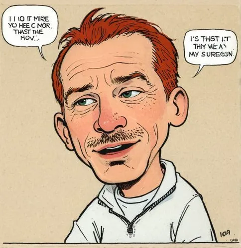 an image of a cartooned man with a funny face,herge,palmiotti,franquin,begbie,wullie,pixton,Illustration,Children,Children 02