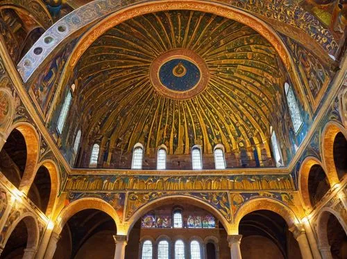 st mark's basilica,ravenna,collegiate basilica,the basilica,apse,dome roof,basilica di san pietro,vaulted ceiling,casaroli,dome,interior view,santa maria degli angeli,basilica,the interior,basilica of saint peter,ecclesiastica,transept,interior,ceiling,baldacchino,Art,Classical Oil Painting,Classical Oil Painting 30