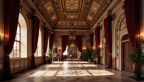 royal interior,entrance hall,cliveden,corridor,villa cortine palace,witley,highclere castle,harlaxton,villa d'este,foyer,hallway,enfilade,brodsworth,villa balbianello,nostell,cochere,syon park,grimsthorpe,ritzau,residenz