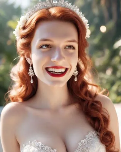 blonde in wedding dress,teela,hatun,bridal jewelry,margairaz,redheads,bridal,the bride,bridal dress,white rose snow queen,redhead doll,ariel,maxon,satine,demelza,bride,fairy queen,maureen o'hara - female,fairest,madelaine,Photography,Natural