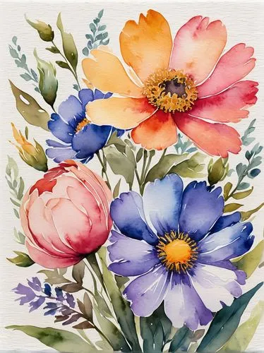 watercolor flowers,watercolour flowers,watercolor flower,watercolour flower,flower painting,watercolor floral background,watercolor roses,flowers png,zinnias,flower illustration,watercolor roses and basket,anemones,flower illustrative,cape marguerites,floral greeting card,watercolor women accessory,watercolor,watercolor painting,anemone hupehensis september charm,blanket flowers,Illustration,Paper based,Paper Based 25