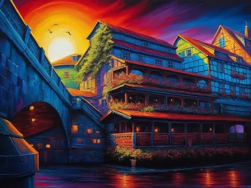 Painting Abstract Body Art Oil Painting,wild west hotel,hildebrandt,walt disney world,bryggeri,tokyo disneysea,scummvm,the disneyland resort,dragon palace hotel,bryggman,shanghai disney,bryggen,wdw,di