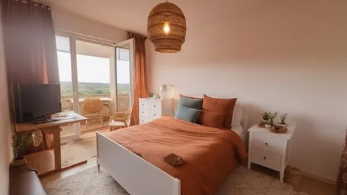 Design it based on the Boho style with any changes needed
no need to use my stuff exactly,bedroomed,habitaciones,guestroom,accommodation,guest room,appartement,appartment,luderitz,accomodation,bedroom