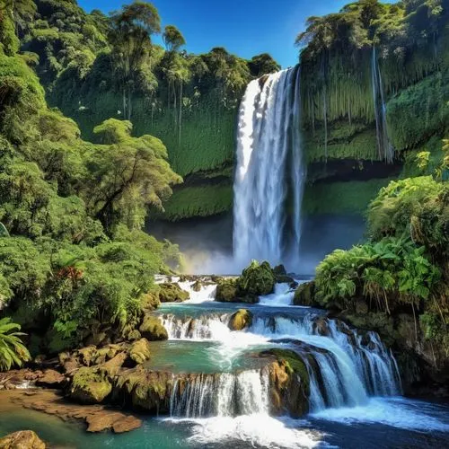 green waterfall,waterfalls,water fall,waterfall,waterval,water falls,brown waterfall,nature wallpaper,nature background,falls,windows wallpaper,cascada,landscape background,rivendell,cartoon video game background,rainforests,background view nature,tropical forest,beautiful landscape,natural scenery,Photography,General,Realistic