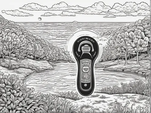 water shoe,sea kayak,diving gondola,camera illustration,paddleboard,gondola,dugout canoe,kayak,door key,carabiner,key hole,coloring page,personal water craft,standup paddleboarding,illustration of a car,bicycle lock key,paddle,car key,water hose,lifebuoy,Illustration,Black and White,Black and White 14