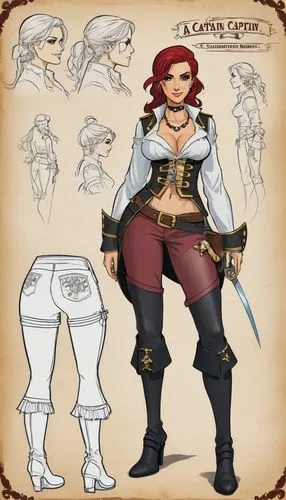 scandia gnome,kosmea,comic character,caravel,cassia,costume design,concept art,game character,pirate,calves white,jasmine crape,pirate treasure,combat medic,gunfighter,catarina,male character,courier,gloxinia,steampunk,sterntaler,Unique,Design,Character Design