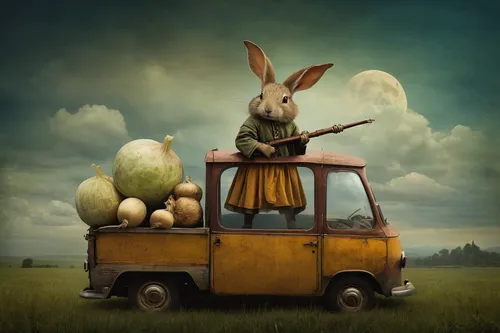 Transport the reader to a whimsical fantasy land where talking animals and turnip-headed characters embark on an epic quest to save their land from an evil wizard.,peter rabbit,american snapshot'hare,