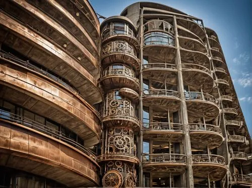 pedrera,gaudi,hotel w barcelona,samaritaine,girona,edificio,casa fuster hotel,balconies,bilbao,colombes,passeig de gracia,hotel barcelona city and coast,gaudi park,wooden facade,achrafieh,barcelone,barcellona,genova,ashrafieh,arquitectonica,Illustration,Realistic Fantasy,Realistic Fantasy 13