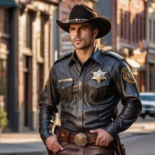 sheriff,sheriff car,gunfighter,cowboy hat,cowboy,police uniforms,officer,law enforcement,stetson,leather hat,police hat,western,wild west,cowboys,holster,cowboy bone,cowboy action shooting,park ranger,texan,western pleasure,Photography,General,Natural