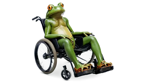 wheelchair,tetraplegia,tetraplegic,quadriplegia,kermit,handcycle,abled,gex,quadriplegic,leaupepe,disability,motorscooter,arthrogryposis,parasport,parapan,paraplegia,paracycling,invacare,woman frog,disabled person,Illustration,Paper based,Paper Based 03