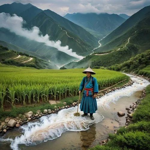 vietnamese woman,vietnam,yunnan,ha giang,rice fields,yangshao,sapa,rice terrace,hmong,nghe,guizhou,viet nam,the rice field,rice field,sichuan,ricefields,haicang,kachin,rice paddies,gioc village waterfall,Illustration,Abstract Fantasy,Abstract Fantasy 06