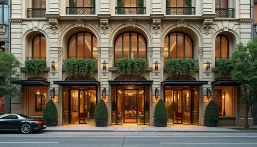 casa fuster hotel,palazzo,galesi,hotel w barcelona,kempinski,novikov,bergdorf,corinthia,palazzos,balmain,milan,bottega,milanesi,oriali,twg,beverly hills hotel,escala,building exterior,frontages,porticos,Photography,General,Realistic