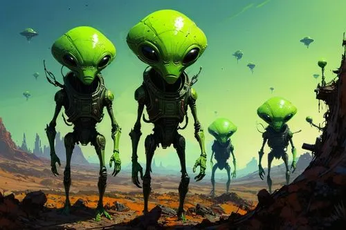 Little green men with pointed heads!,mogadorians,martians,extraterrestrials,alien planet,aliens,cenobites,extraterritorial,alien world,namurian,extraterrestrial life,ufos,abductees,inhabitants,seti,me