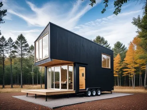 minimalist simple and modern tiny house


,a small house sitting in a forest,cubic house,inverted cottage,cube house,prefab,small cabin,electrohome