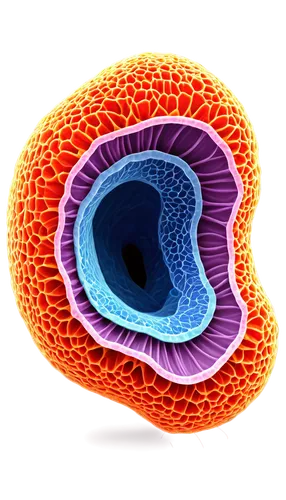 White blood cell, labeled diagram, colorful illustration, 3D render, nucleus, cytoplasm, membrane, organelles, lysosomes, centrioles, microtubules, microfilaments, mitochondria, ribosomes, detailed te