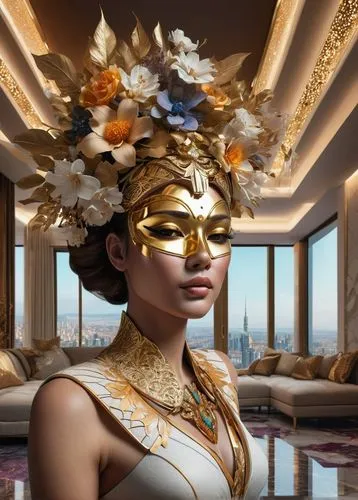 gold mask,venetian mask,golden mask,cleopatra,ancient egyptian girl,masquerade,golden crown,gold crown,pharaonic,neferhotep,lebua,headpiece,wadjet,rotana,egyptienne,headdress,potiphar,delicti,amidala,the cairo,Photography,Artistic Photography,Artistic Photography 08