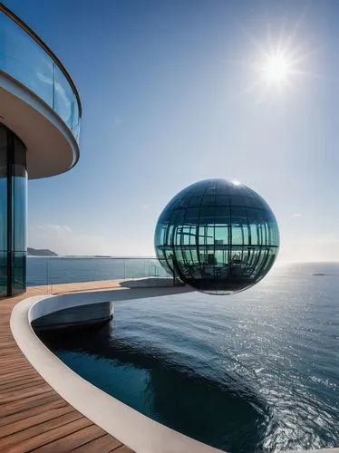 glass sphere,glass ball,futuristic architecture,chemosphere,perisphere,the observation deck,Photography,General,Natural