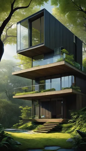 house in the forest,cubic house,modern house,cube house,modern architecture,tree house,frame house,dunes house,mid century house,timber house,eco-construction,cube stilt houses,treehouse,futuristic architecture,japanese architecture,wooden house,smart house,tree house hotel,house in mountains,eco hotel,Illustration,Vector,Vector 09