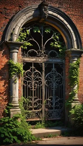 garden door,front gate,iron gate,entrances,gate,wood gate,entrada,farm gate,doorways,old door,entranceway,iron door,gateway,orangery,ironwork,wrought iron,portal,entryway,entry,doorway,Illustration,Black and White,Black and White 14