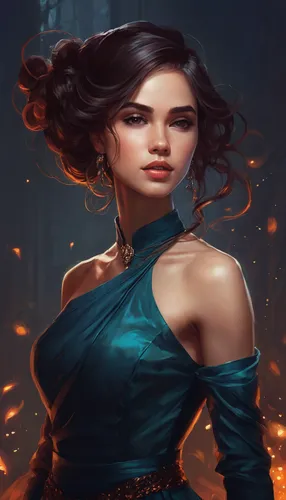 rosa ' amber cover,fantasy portrait,world digital painting,fantasy art,jaya,portrait background,digital painting,game illustration,sorceress,sci fiction illustration,custom portrait,katniss,romantic portrait,mystical portrait of a girl,artemisia,zodiac sign libra,hand digital painting,cg artwork,fiery,firedancer,Conceptual Art,Fantasy,Fantasy 17