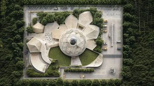 sculpture park,bird's-eye view,aerial view,overhead view,aerial photograph,view from above,japan peace park,vienna's central cemetery,aerial image,french military graveyard,drone image,aerial photography,aerial landscape,concrete plant,from above,tehran aerial,top view,aerial shot,millenium falcon,observatory,Architecture,General,Modern,Creative Innovation