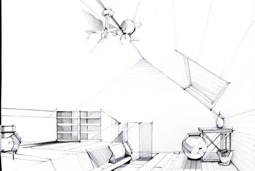 frame drawing,scenography,ceiling construction,white room,cubic,wireframe graphics,whitespace,klaus rinke's time field,structural glass,cubic house,falling objects,cube background,panoramical,white sp