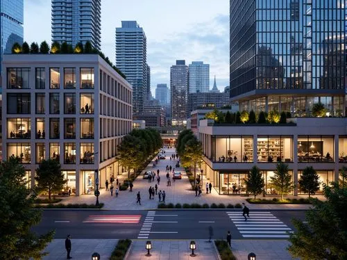 marunouchi,transbay,streeterville,berczy,citycenter,nihonbashi,yorkville,luminato,pedestrianized,shiodome,financial district,wangfujing,business district,biopolis,julliard,benaroya,sanlitun,paved square,toronto,mvrdv