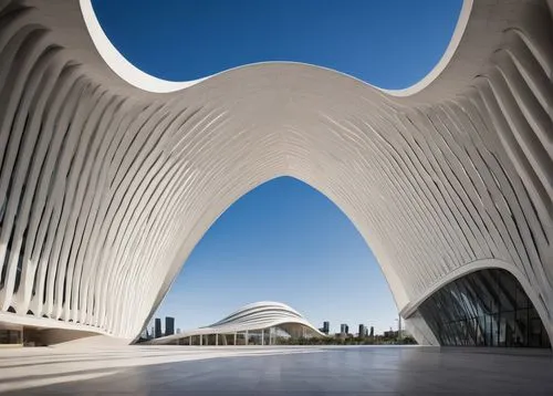 calatrava,oculus,three centered arch,tempodrom,archly,pointed arch,libeskind,soumaya museum,dongdaemun,curvatures,architecturally,bjarke,walt disney concert hall,pilgrim shell,futuristic art museum,morphosis,futuristic architecture,arch,arches,arched,Illustration,Paper based,Paper Based 08