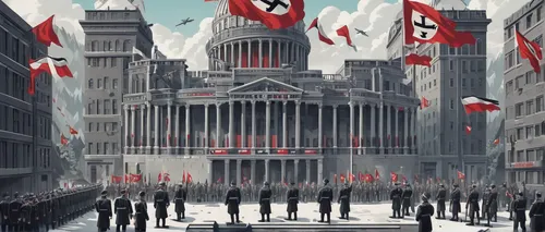 national socialism,dystopian,red banner,the order of the fields,world war,dystopia,v for vendetta,civil,second world war,world war ii,colony,warsaw uprising,extinction rebellion,world digital painting,unite,invasion,revolt,the pandemic,citizens,autocracy,Unique,3D,Isometric