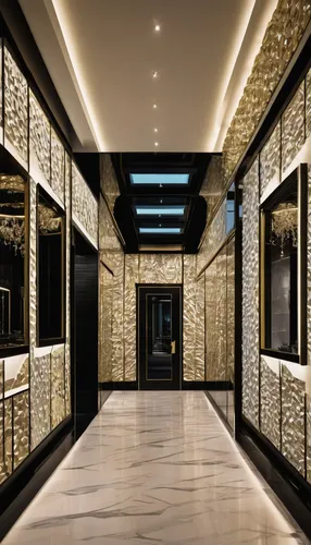 Chanel's new boutique at The Chanakya, New Delhi,luxury bathroom,gold bar shop,glass tiles,luxury home interior,jewelry store,versace,search interior solutions,luxury hotel,interior decoration,walk-in