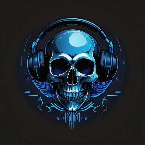 spotify icon,soundcloud icon,steam icon,music player,music background,skeleltt,day of the dead icons,steam logo,skull allover,headphone,audio player,earphone,vector graphic,edit icon,listening to music,vector illustration,vector design,twitch icon,headphones,halloween vector character,Unique,Design,Logo Design