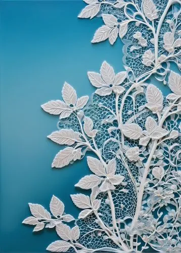 snowflake background,snow tree,christmas snowflake banner,blue snowflake,snowy tree,leaf background,spring leaf background,christmas snowy background,birch tree background,winter background,blue leaf frame,embroidered leaves,hoarfrost,ice flowers,paper art,cyanotype,dendrites,white snowflake,winter tree,leaves frame,Photography,General,Realistic